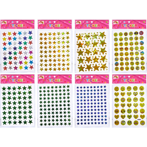 Metallic Sticker (Star/Emoji)