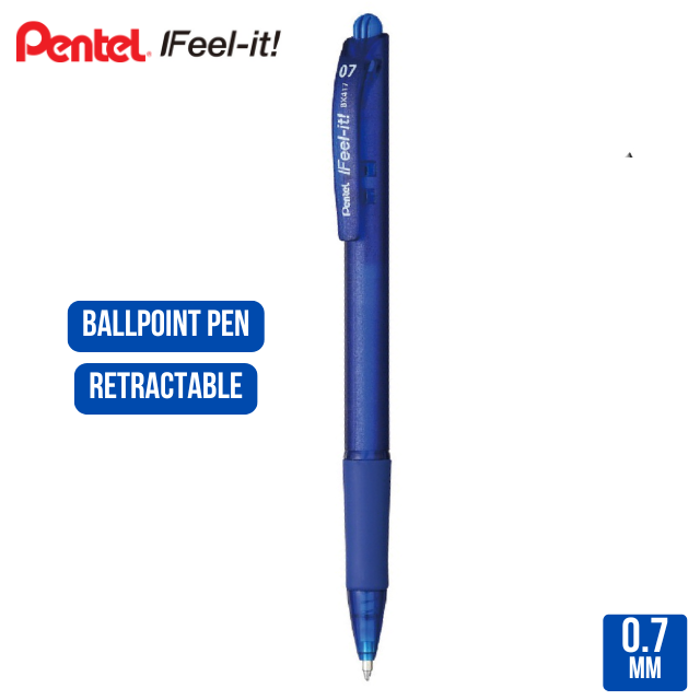 Pentel Feel It Retractable Ballpoint Pen BX417