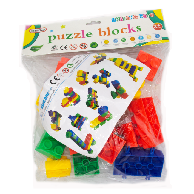 Hualong Puzzle Blocks Age:36mos+