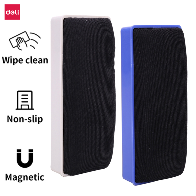 Deli Magnetic White Board Duster (L)