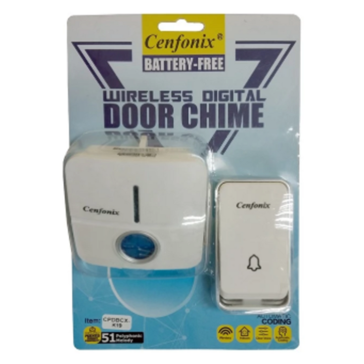 Cenfonix Wireless Door Chime 2Bell 1Switch (K33-B2)