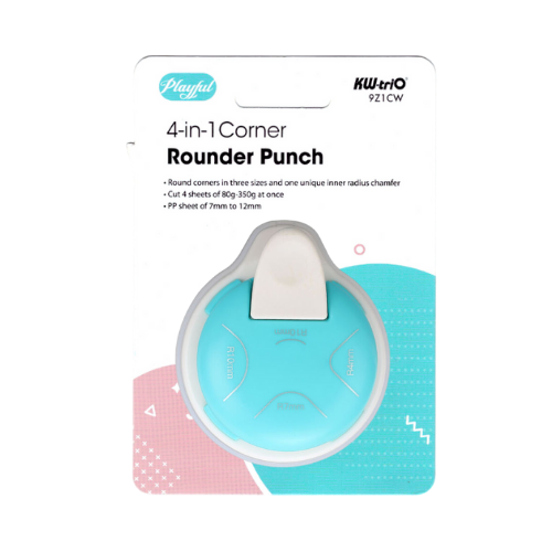 KW-trio  4 in 1 Corner Rounder Punch