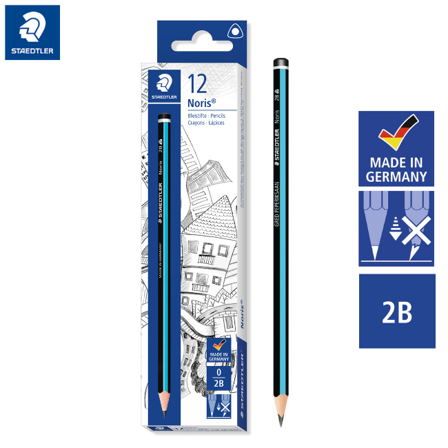 Staedtler Noris 118 Triangular 2B Pencil 12's