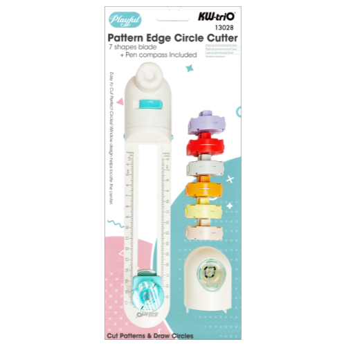 KW-trio 13028 Pattern Edge Circle Cutter 7 Shape