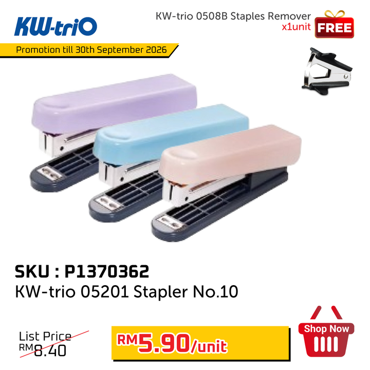 Promo@KW-trio 05201 Stapler No.10