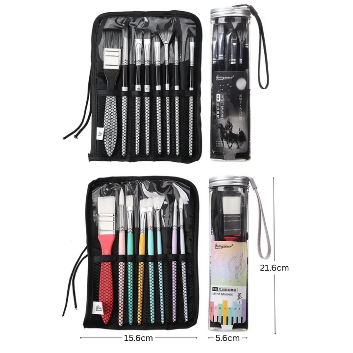 Giorgione Nylon Artist Brush Set 8's