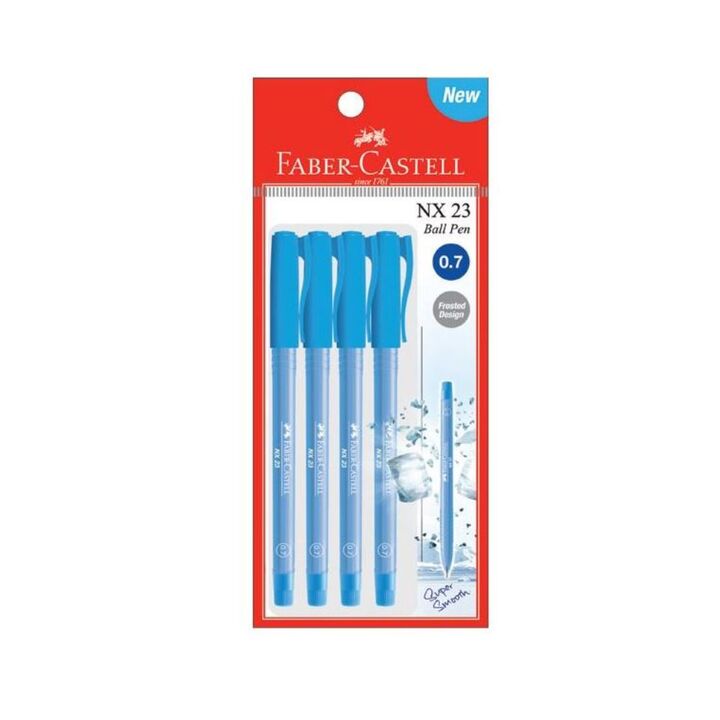 Faber-Castell Ball Pen NX 23 0.7mm 4's/pkt