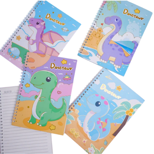 HEYMIXIONG Wire-O Note Book Cute Dinosaur HMX-A5XQ40-56248