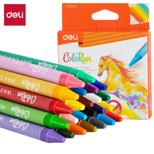 Deli Wax Crayon 24 Colours EC20820