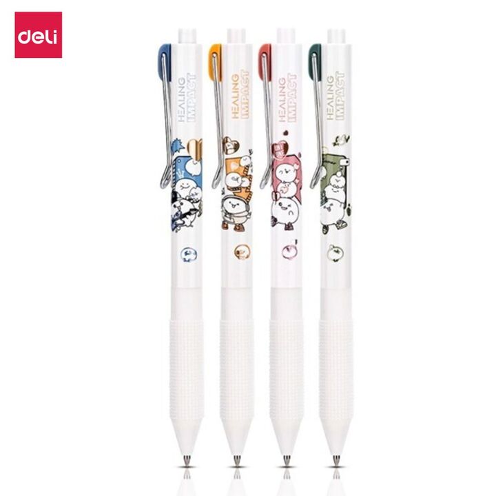 Deli Gel Pen Bullet Tip 0.5mm - Black