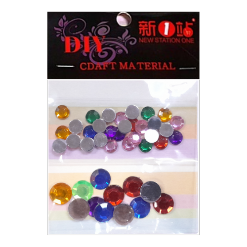DIY Craft - Crystal Round Shape 2 in 1