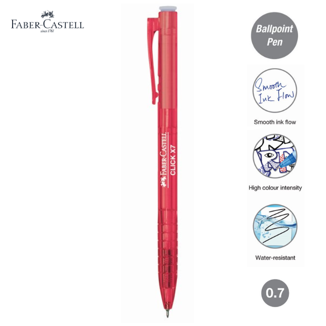 Faber-Castell Ball Pen Click X7 0.7mm