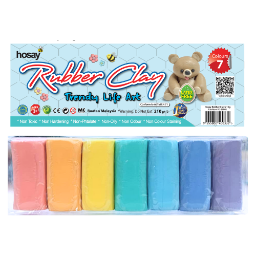 Hosay Rubber Clay 210g