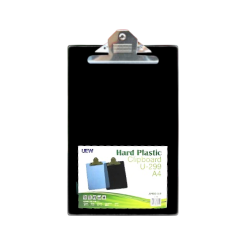 UEW Hard Plastic Jumbo Clip Board U-299 A4