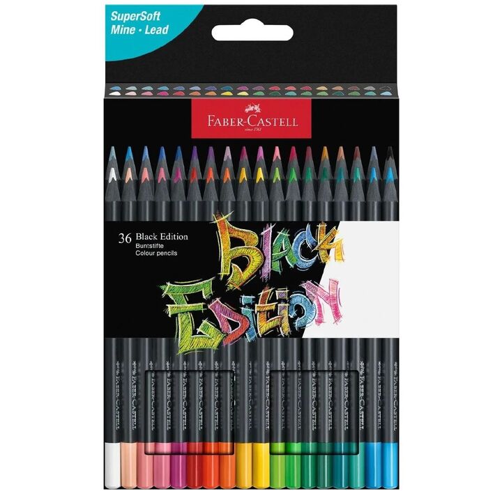 Faber-Castell Black Edition Colour Pencil 36L (116436)
