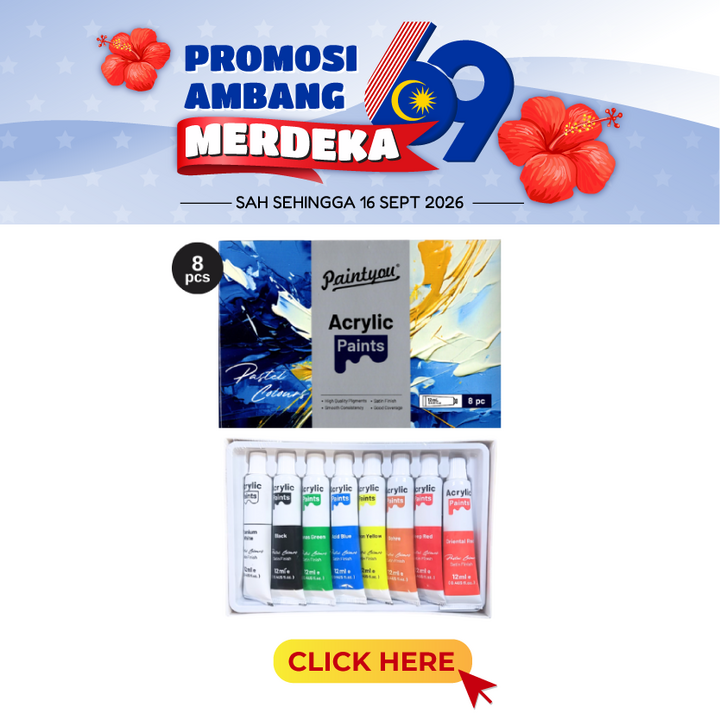 Merdeka@Paintyou 12ml Acrylic Paint PT-2501