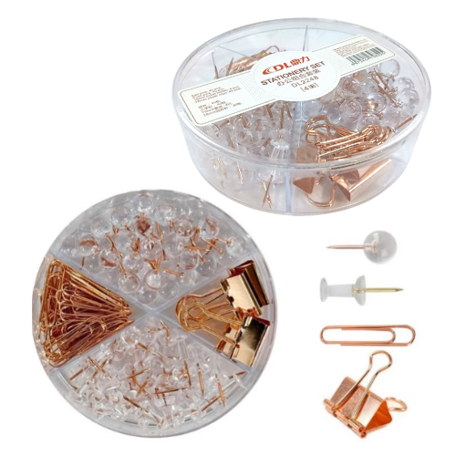 Double Side Clip + Paper Pin Set