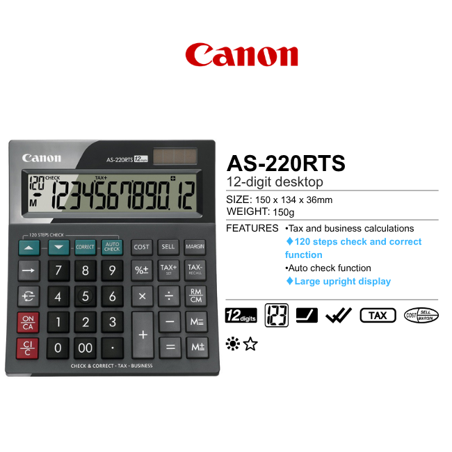 Canon Desktop Calculator