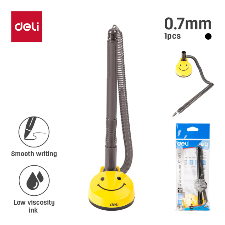 Deli Desk Pen EQ50-BK Mini Tip 0.7mm Black