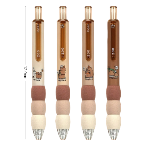 Lopet Capybara Gel Ink Pen 0.5mm Black