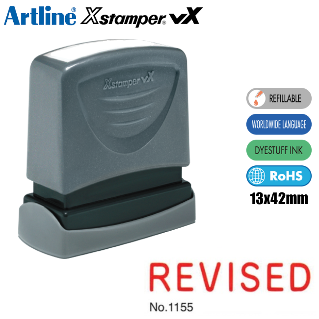Artline X Stamper (Revised) ES-BV - Red