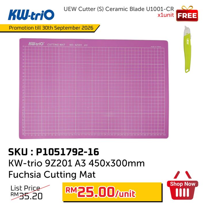 Promo@KW-trio 9Z201 A3 Cutting Mat