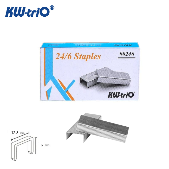 KW-trio Staples No.3-1M 24/6 (0246)