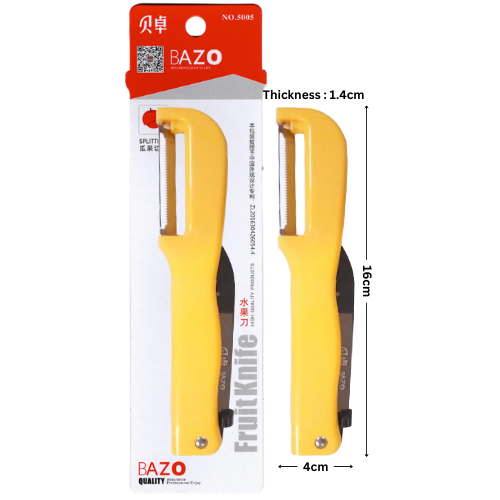 Bazo Kitchen Metal Peeler and Knife 5005