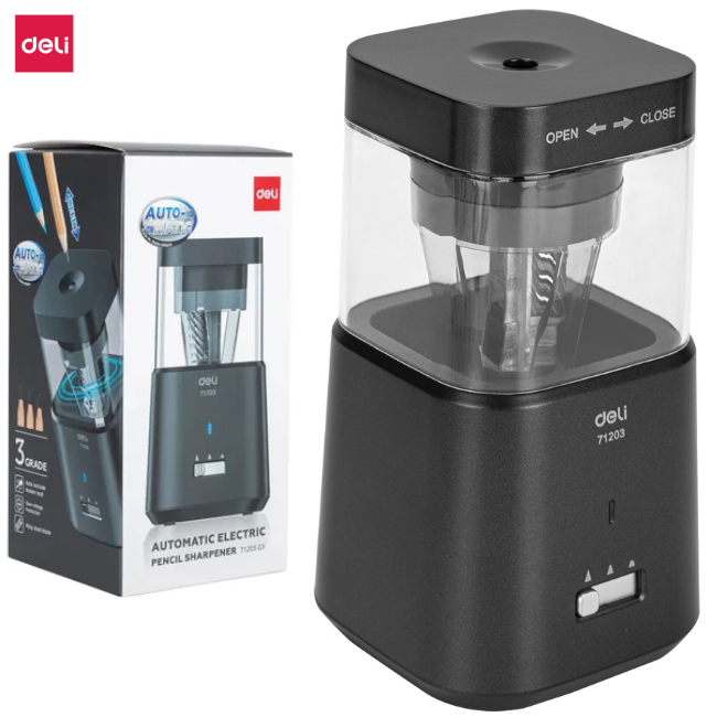 Deli Electric Auto Feed Pencil Sharpener (6.9-8mm)