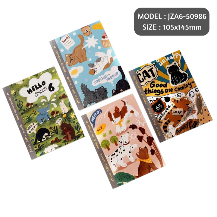 Charming Notebook A6 JZ-50986 60shts
