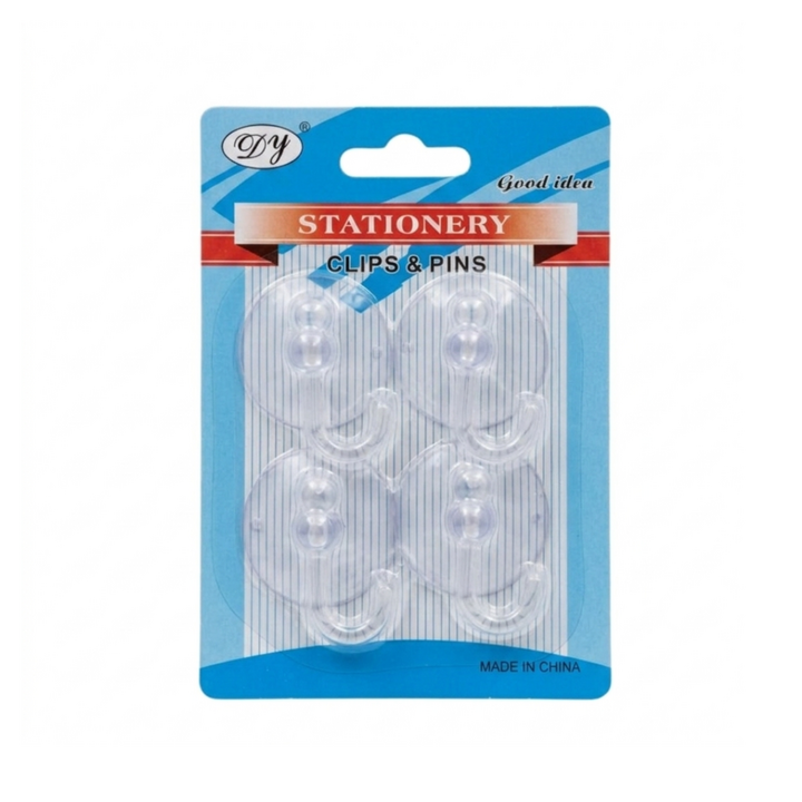 Strong Suction Hook Transparent 4's