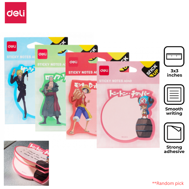 Deli Sticky Notes A040 76 x 76mm 30's