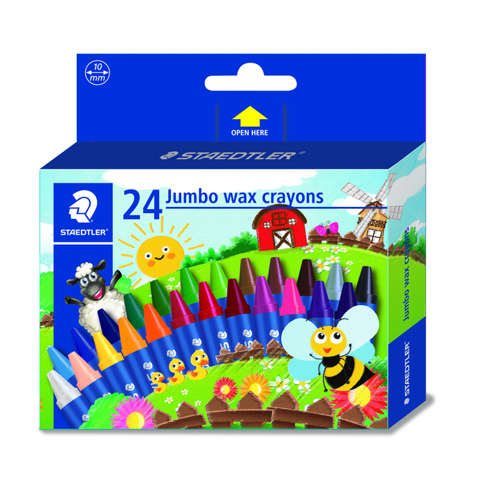 Staedtler Jumbo Wax Crayons