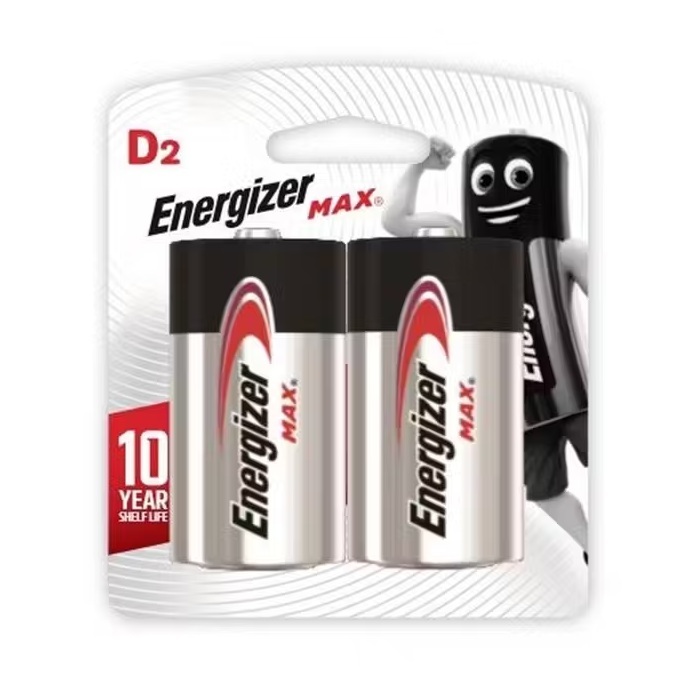 Energizer Battery D (2's)