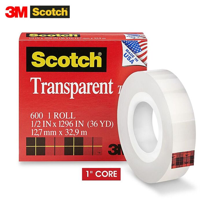3M Scotch Premium Transparent Tape 600-B