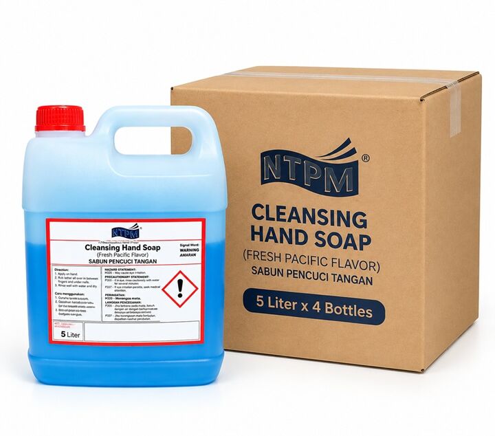Conv Handwash 5litre x 4 drums - Pacific Blue