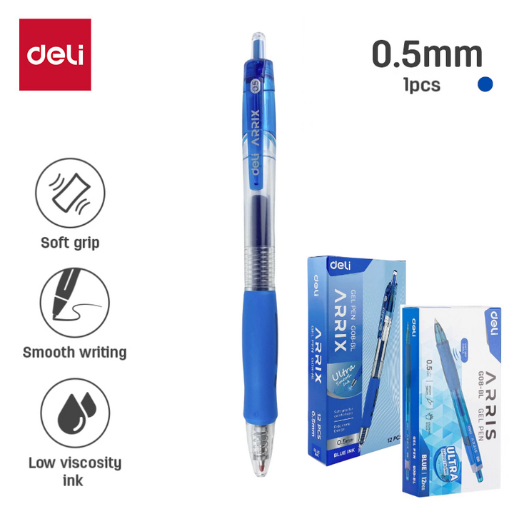 Deli Arrix Gel Pen 0.5mm