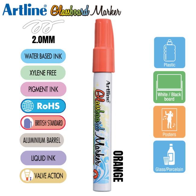 Artline GlassBoard Marker EPG-4 2mm