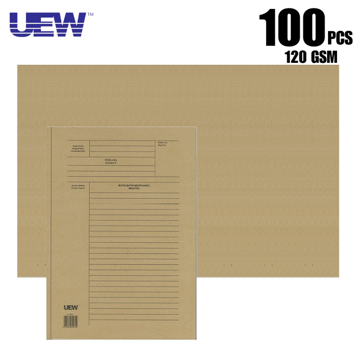 UEW Brown Minute File 100's