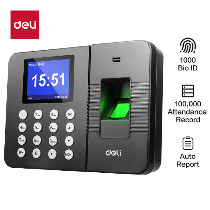 Deli Fingerprint Time Attendance Machine