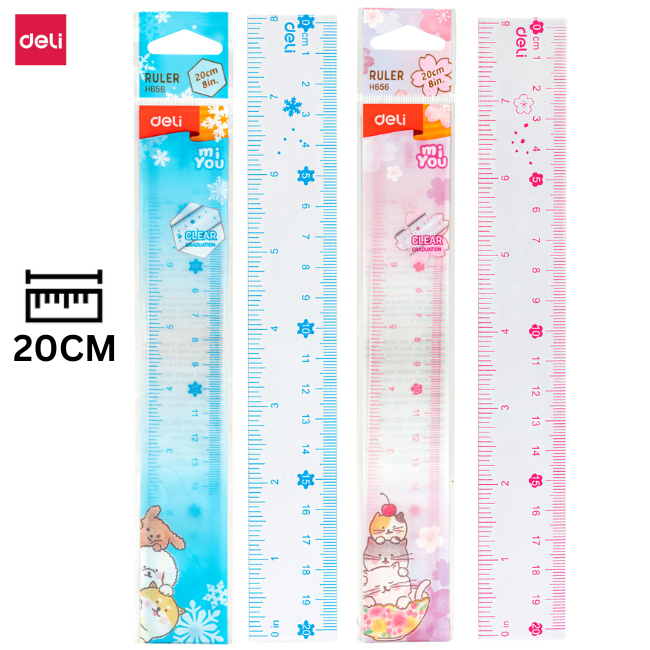 Deli Plastic Ruler