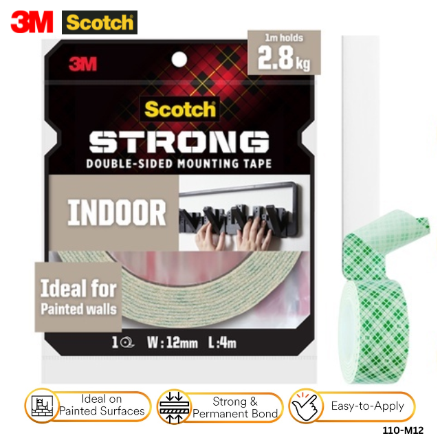 3M Scotch Indoor Double Sided Mounting Tape