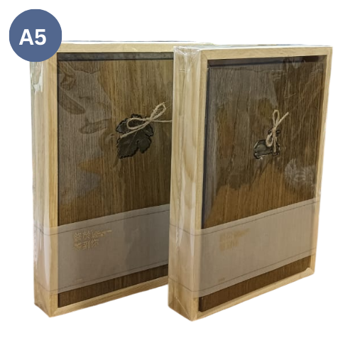 SuiHong Wooden Case Note Book