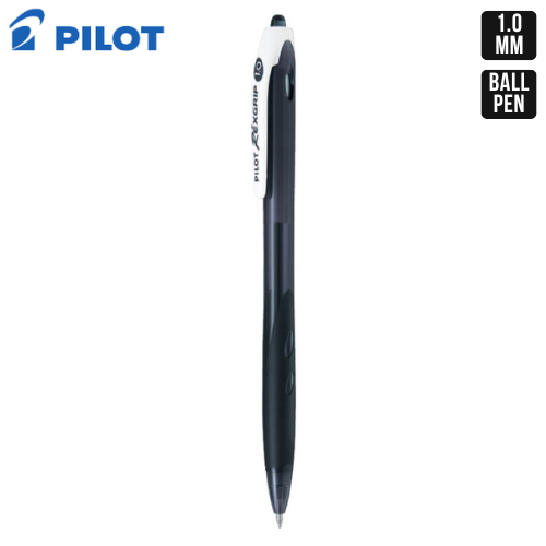 [ Pilot Ball Pen RexGrip 0.5mm (BRG-10M-BB) Black ]