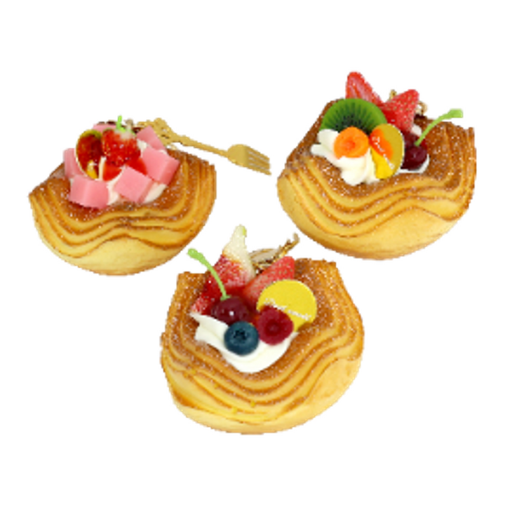 Hosay Artificial Squishy Charm Fruit Pastry