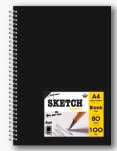 Masterprint PP Cover Sketch Book 80's 10gsm