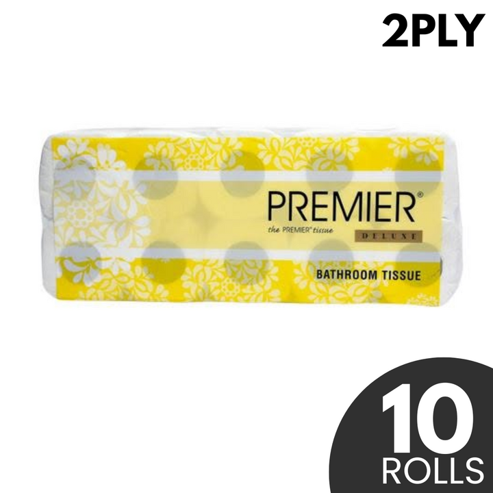 Premier Deluxe Toilet Roll 2ply 160's x 10rolls/pack