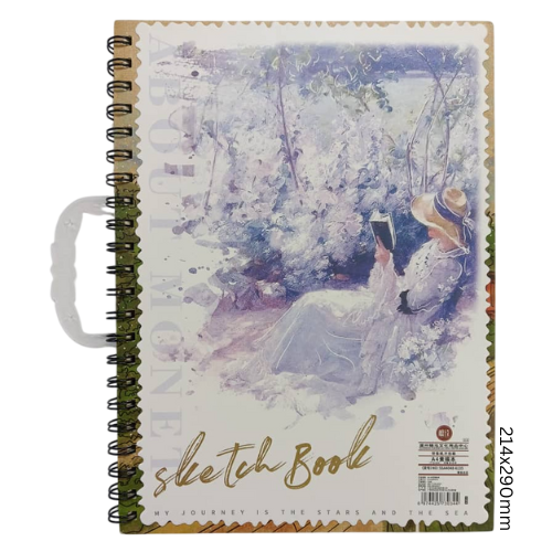 SuiHong Sketch Book Purple Scenery A4 48's