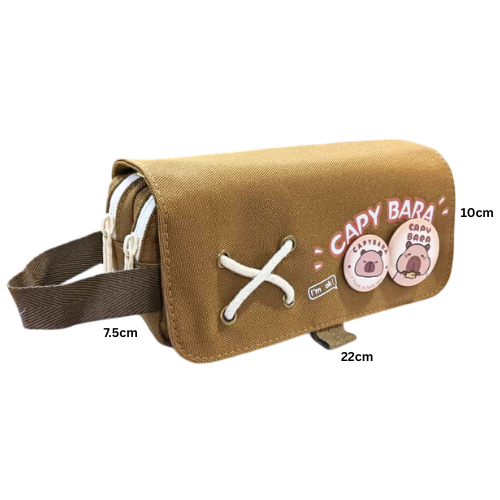 Capybara Pencil Bag D/Zip ZM-410