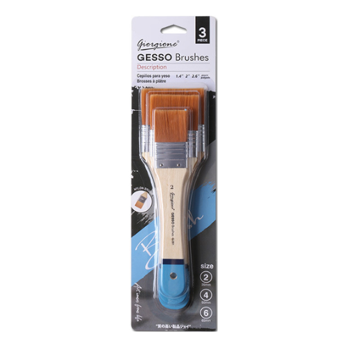 Giorgione Gesso Brushes 3's Flat